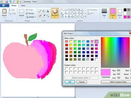 Imagen titulada Make Simple Pixels in Microsoft Paint Step 9