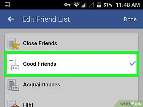 Imagen titulada Edit Your Friends List on the Facebook App on Android Step 7