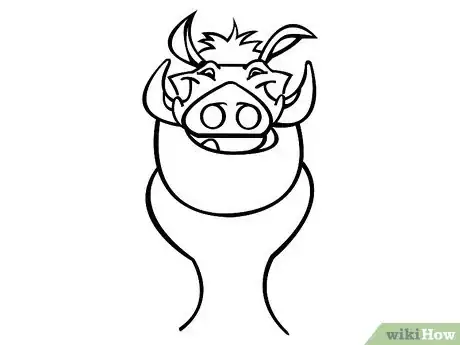 Imagen titulada Draw Pumbaa from the Lion King Step 15