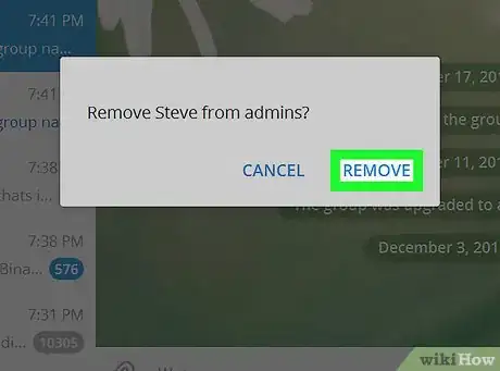 Imagen titulada Remove an Admin on Telegram on PC or Mac Step 15