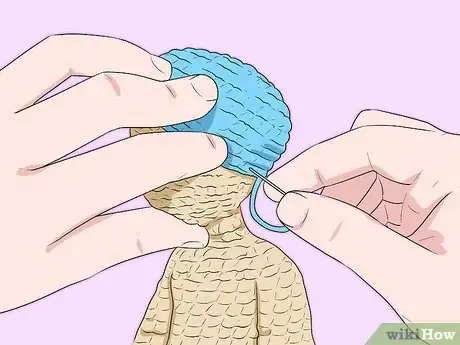 Imagen titulada Make Amigurumi Hair Step 25