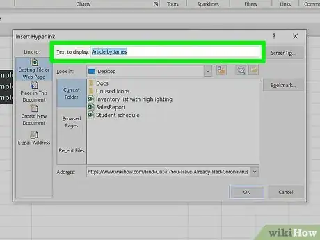 Imagen titulada Add Links in Excel Step 11