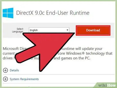 Imagen titulada Update DirectX Step 10