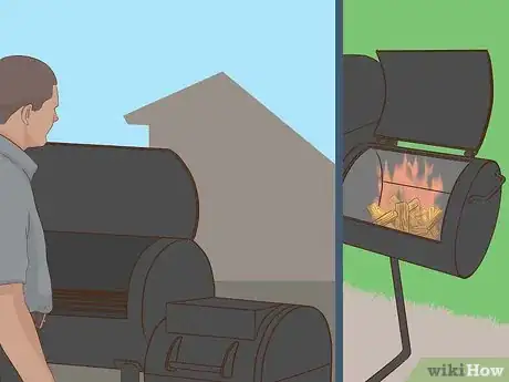 Imagen titulada Use an Offset Smoker Step 1