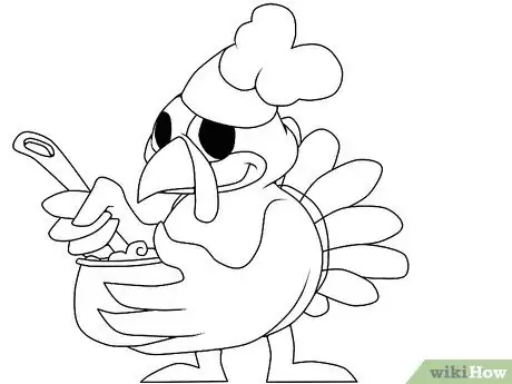 Imagen titulada Draw a Turkey Step 8