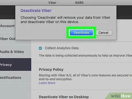 Imagen titulada Log Out of Viber on PC or Mac Step 6