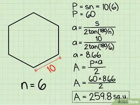 Imagen titulada Find the Area of Regular Polygons Step 4