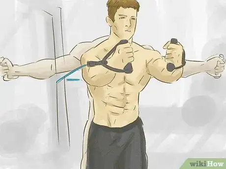 Imagen titulada Work out Pectoral Muscles With a Resistance Band Step 7