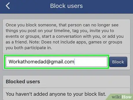 Imagen titulada Block Someone Who Has Blocked You on Facebook Step 6