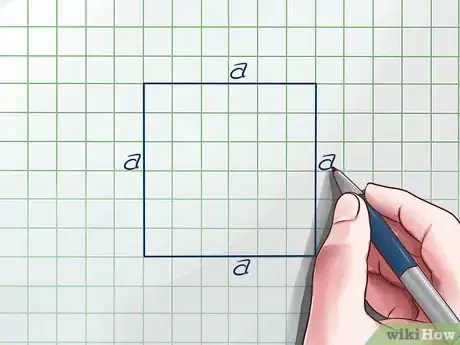 Imagen titulada Find the Area of a Square Using the Length of its Diagonal Step 3