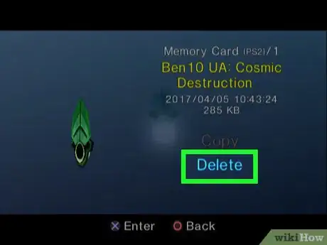 Imagen titulada Delete Data off Your PS2 Memory Card Step 6