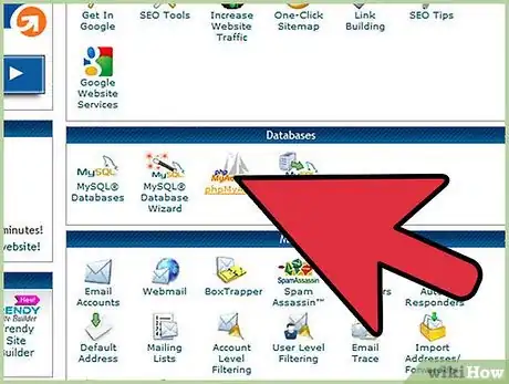 Imagen titulada Create a Database in phpMyAdmin Step 1