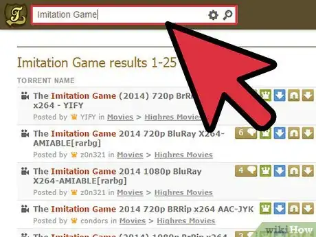 Imagen titulada Download Movies Online Using Bittorrent Software Step 3