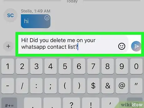 Imagen titulada Know if Someone Deleted You on Whatsapp on iPhone or iPad Step 7