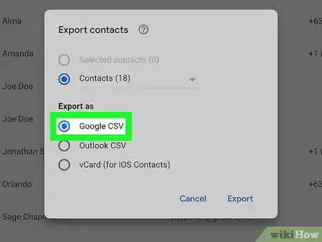 Imagen titulada Restore Google Contacts Step 9