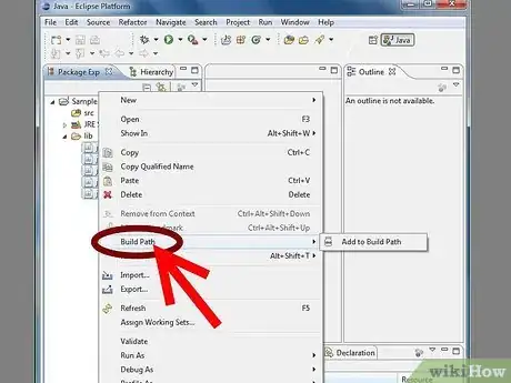 Imagen titulada Add JARs to Project Build Paths in Eclipse (Java) Step 4