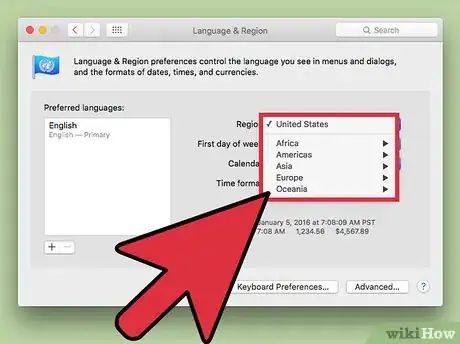 Imagen titulada Change the Region on a Mac Step 5