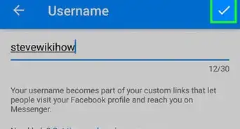 cambiar tu nombre de usuario en Facebook Messenger