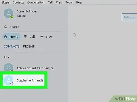 Imagen titulada Know if Someone Is Invisible on Skype Step 4