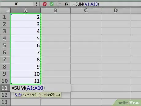 Imagen titulada Calculate Averages in Excel Step 1