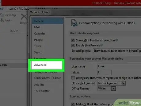 Imagen titulada Export Contacts from Outlook 2010 Step 3