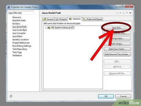 Imagen titulada Add JARs to Project Build Paths in Eclipse (Java) Step 9