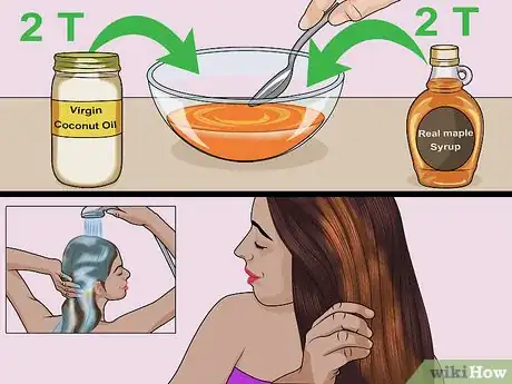 Imagen titulada Do a Maple Syrup Hair Mask Step 8