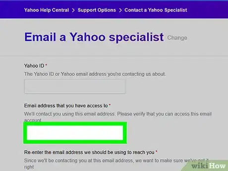Imagen titulada Contact Yahoo Step 3