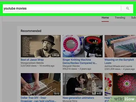 Imagen titulada Find Full Length Movies on YouTube Step 3