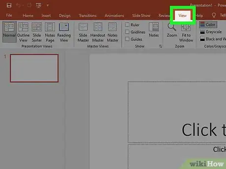 Imagen titulada Add a Header in Powerpoint Step 1