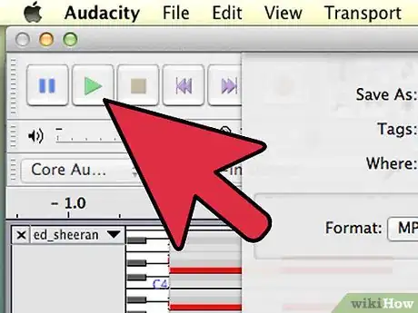 Imagen titulada Make an MP3 or WAV out of a MIDI Using Audacity Step 7