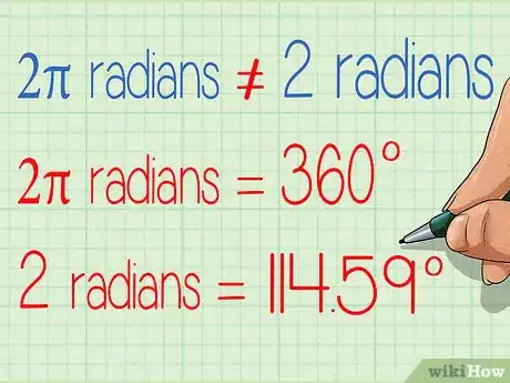 Imagen titulada Convert Radians to Degrees Step 4