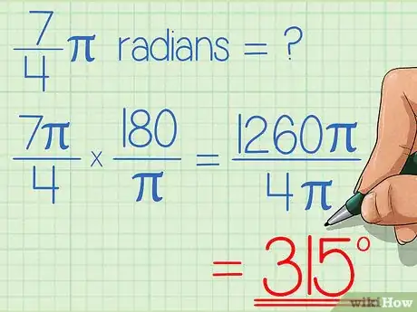 Imagen titulada Convert Radians to Degrees Step 3