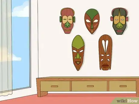 Imagen titulada Arrange Masks on a Wall Step 2