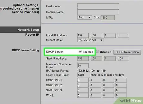 Imagen titulada Configure a Router to Use DHCP Step 18