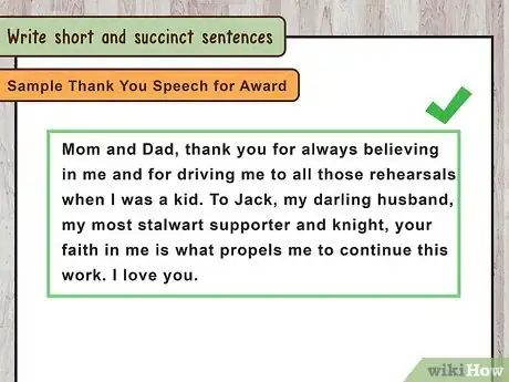 Imagen titulada Write a Thank You Speech Step 9