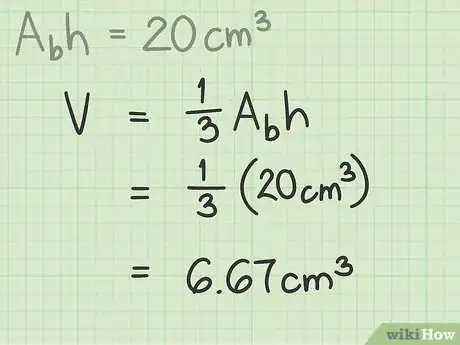 Imagen titulada Calculate the Volume of a Pyramid Step 8