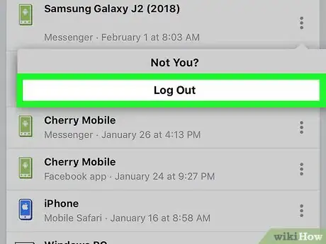 Imagen titulada Log Out of Facebook Step 29