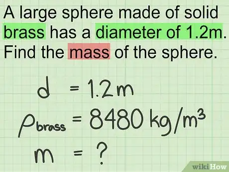 Imagen titulada Calculate the Mass of a Sphere Step 11