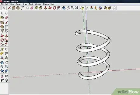 Imagen titulada Make a Spring in SketchUp Step 16