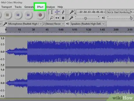 Imagen titulada Remove Background Noise in Audacity Step 11