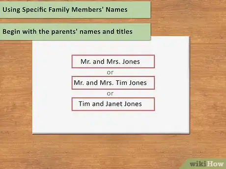 Imagen titulada Address an Envelope to a Family Step 4