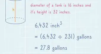 calcular cuántos galones hay en un tanque