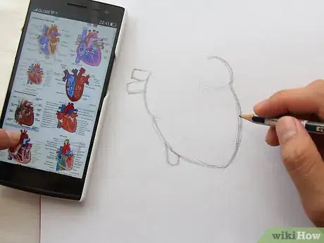 Imagen titulada Draw the Internal Structure of the Heart Step 5