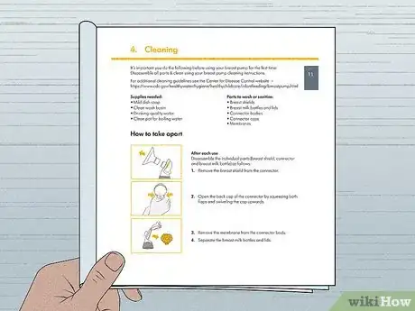 Imagen titulada Clean a Breast Pump Step 1