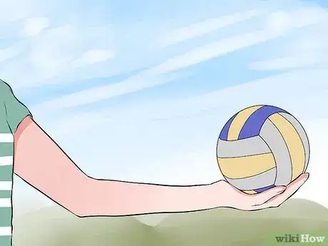 Imagen titulada Serve a Volleyball Step 2