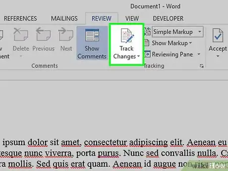 Imagen titulada Redline a Document in Microsoft Word Step 3