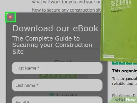 Imagen titulada Close an Internet Pop Up Step 1