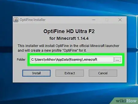 Imagen titulada Install the OptiFine Mod for Minecraft Step 14