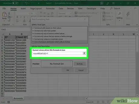 Imagen titulada Compare Two Lists in Excel Step 15